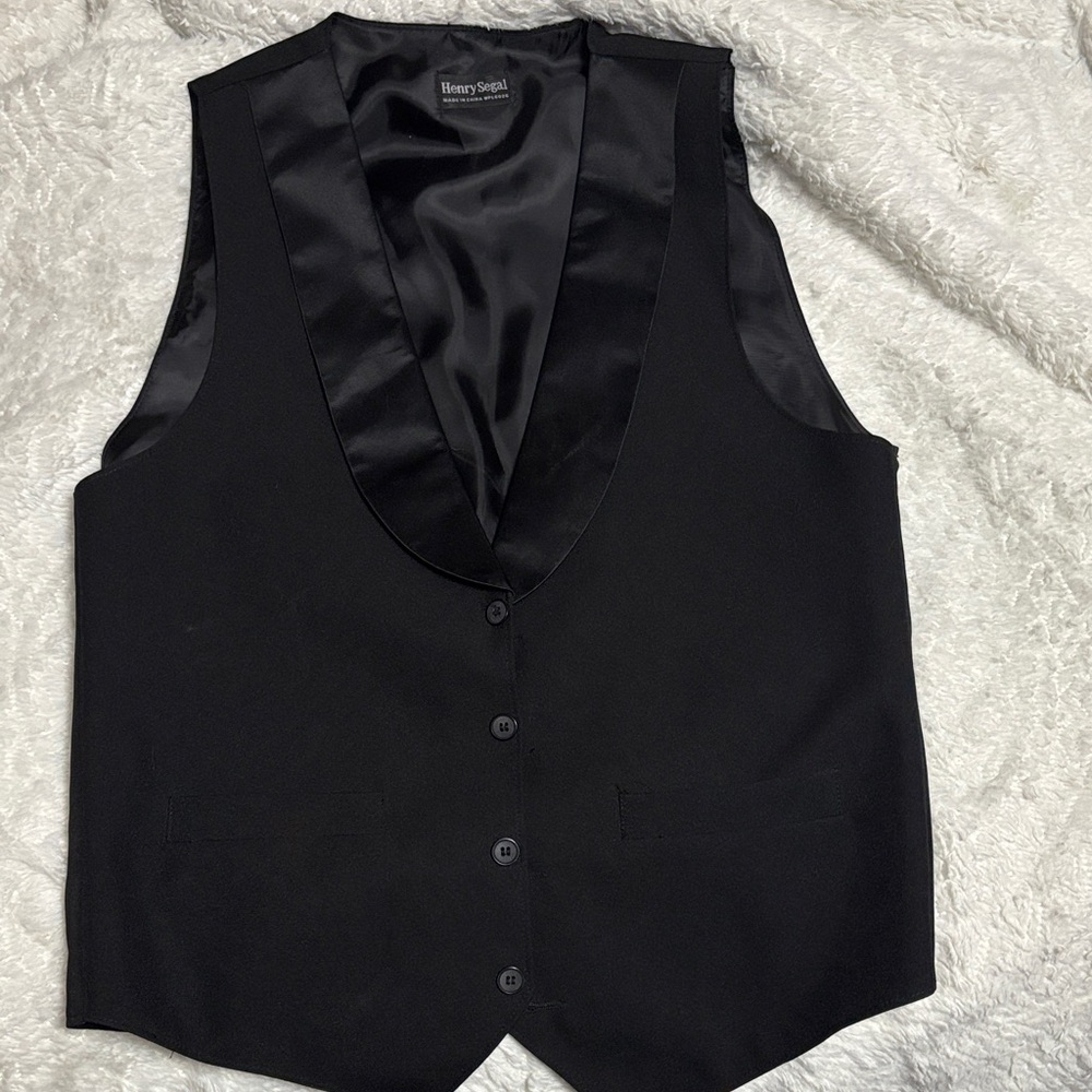 Black Men's Vest